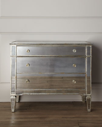 Borghese Mirrored 3 Drawer Chest